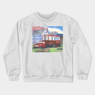 Gilley&#39;s Lunch Wagon in Portsmouth NH Crewneck Sweatshirt